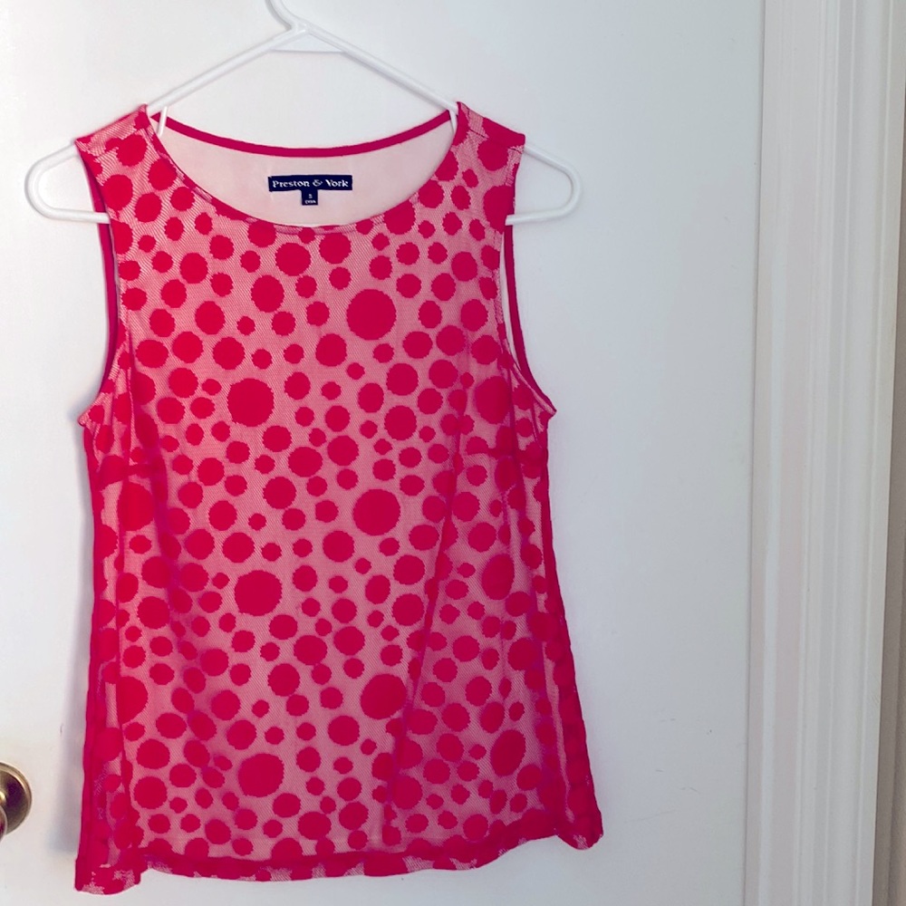 Preston & York sleeveless shirt.